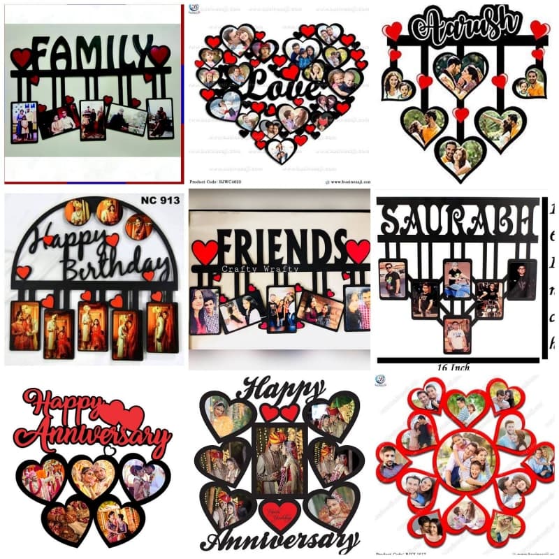 Customized wall frame
Material wood
Size 14-15 inch depend on design